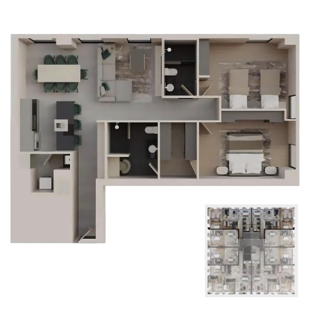 Departamento 108 m²